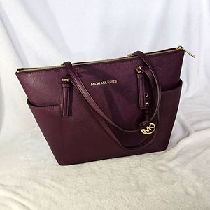 Michael Kors Jet Set Damson TX Tote